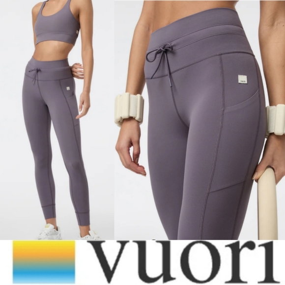 Vuori Daily Pocket Legging Jogger NWT Lunar Grey Drawcord Activewear Athletic - Picture 12 of 12